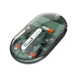 Everest SM-BT29 Glassy Yeşil Transparan Şeffaf 2in1 Bluetooth ve 2.4ghz Kablosuz Mouse