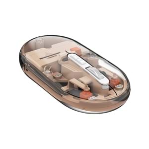 Everest SM-BT29 Glassy Rose Gold Transparan Şeffaf 2in1 Bluetooth ve 2.4ghz Kablosuz Mouse