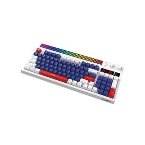 Claw's Spectrum K1 Fonksiyonel Çift LCD Ekran & Çift Rgb - Ses Kontrolcülü Membran 94 Tuşlu Spectrum Rgb Modlu Gaming Klavye