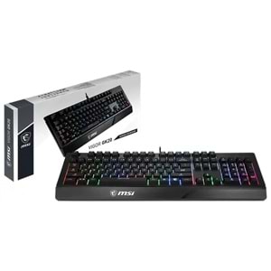 MSI Vigor GK20 TR Q RGB Membrane Kablolu Gaming (Oyuncu) Klavye