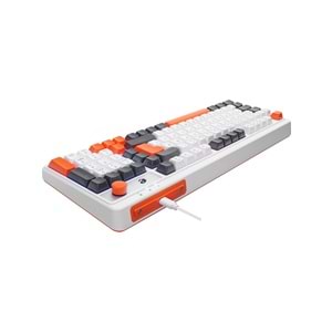 Acer eMachines EAK860 Beyaz USB Rainbow Aydınlatmalı Q Standart Kompakt Klavye