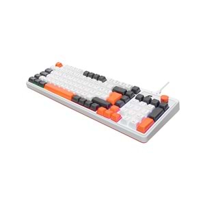 Acer eMachines EAK860 Beyaz USB Rainbow Aydınlatmalı Q Standart Kompakt Klavye