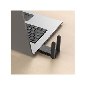 Mercusys MA32H, AC1300 Mbps, Çift Bant, USB 3.0, Yüksek Çekim Güçlü Wi-Fi 5 USB Adaptör