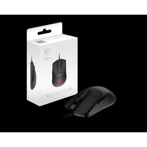 MSI FORGE GM100 Siyah Kablolu Gaming (Oyuncu) Mouse