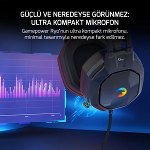 GamePower Ryo Siyah 7.1 Surround Rainbow Gaming (Oyuncu) Kulaklık