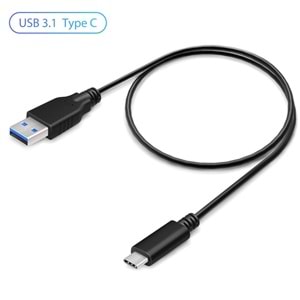 Usb Type C 3.1 To Usb 3.0 Çevirici Dönüştürücü Adaptör Kablosu 30Cm 4644