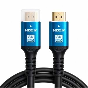 8K Ultra HD 2.1V 48Gbps Hdmi Kablo 1.5 Metre Altın Kaplama Led Tv 6060