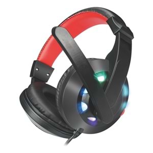 Valor Rogue 40MM Surround Sürücülü Ergonomik Kulaküstü Gaming Oyuncu Kulaklığı - Siyah