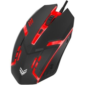 Valor Viper 1500 Dpi Rainbow LED Özel Abs Doku 4d Gaming Mouse