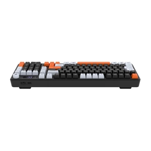 Hawk Gaming HK258BW Membrane LCD RGB Kablosuz/Bluetooth Siyah Turuncu Full Türkçe Gaming Klavye
