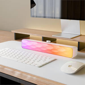 Mikado MD-SBT31 5*2W 1200mAh TF/BT/USB/Type-C RGB Beyaz Soundbar Speaker