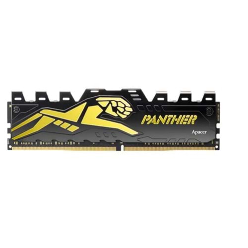 Apacer Panther Black-Gold 8GB (1x8GB)3200MHz CL16 DDR4 Gaming Ram