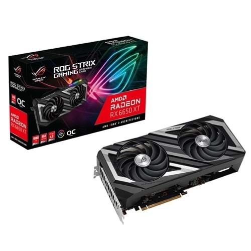 ASUS ROG STRIX Radeon RX 6650 XT OC ARGB 8GB GDDR6 128 Bit Ekran Kartı