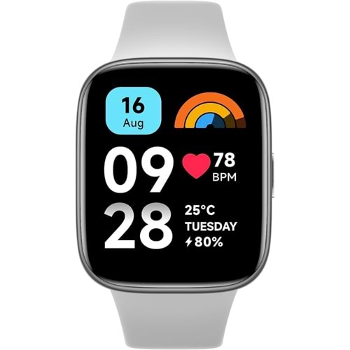 Xiaomi Redmi Watch 3 Active, 1,83 inç (4,6 cm) LCD Ekran Gri