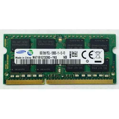 Samsung M471B1G73BH0-YK0 8GB PC3L DDR3L 12800S 1600 Mhz 1.35 V Notebook Ram