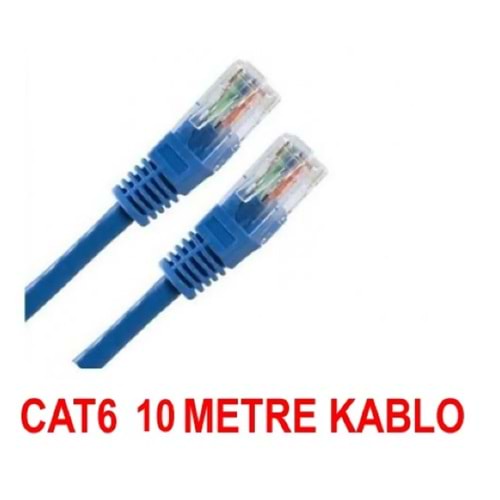 Maxgo Cat6 10mt Lan Ethernet Kablosu Fabrikasyon Internet Kablo Cat6speed Metre 2075