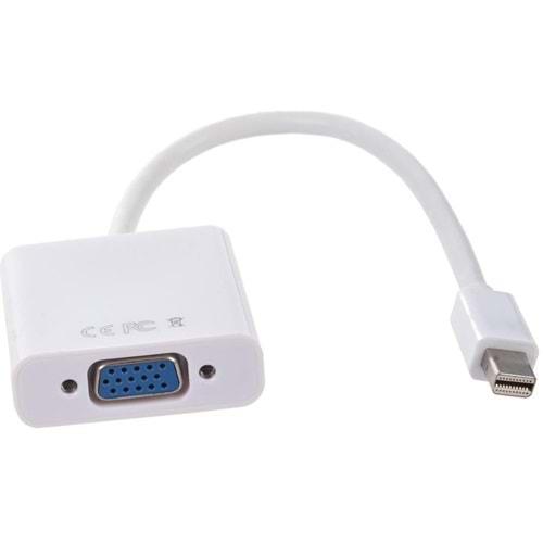 Mini Displayport to VGA Çevirici Dönüştürücü Macbook Adaptör Kablosu AL4689
