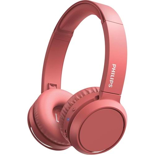Philips TAH4205 Kablosuz Kulak Üstü Kulaklık (Mikrofonlu) Kırmızı