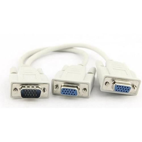 Vga Y Splitter Dönüştürücü Çevirici Çoklayıcı Switch Kablosu Dişi 5001