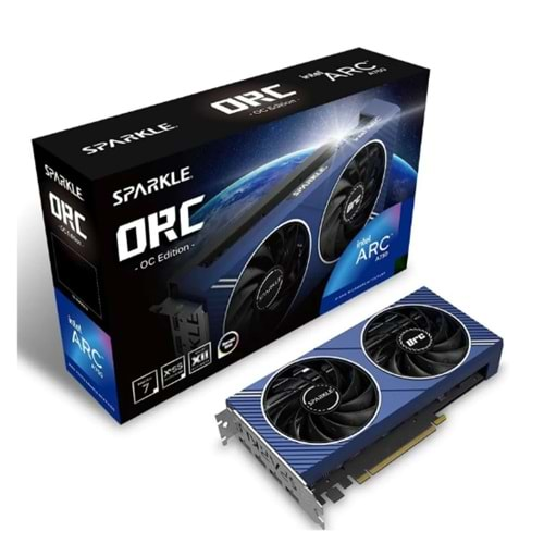 SPARKLE Intel Arc A750 ORC OC 8GB SA750C-8GOC GDDR6 256 Bit DX12 Ekran Kartı