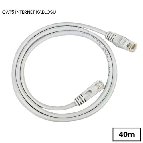 Cat5e İnternet Ethernet Rj45 Lan Kablosu 40 Metre 4215