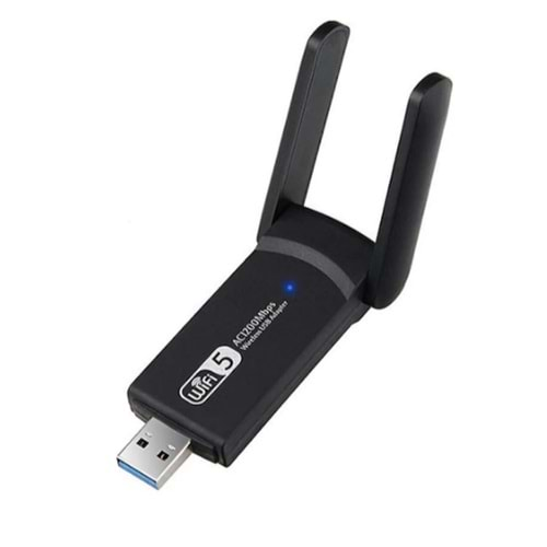 Gomax AC1200 Mbps Dual Band USB 3.0 Kablosuz Wi-Fi Alıcı Adaptör