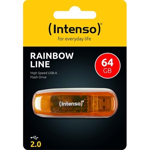 Intenso 64GB Usb2.0 3502490 Rainbow Line Intenso