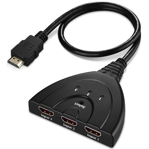 Hdmi Çoklayıcı Switch 3 Port Çoğaltıcı 4586