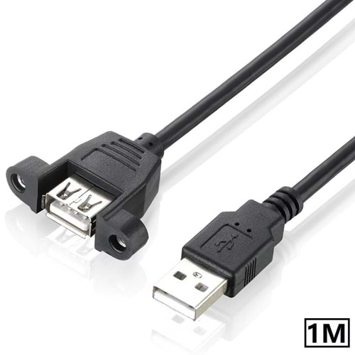 Usb Dişi Erkek Panel Tipi Data Uzatma Kablosu 1 Metre 4886