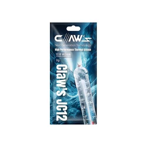 Claw's JC12 12.8W/MK Termal Iletkenlikli Yüksek Performans Termal Macun - 2gr