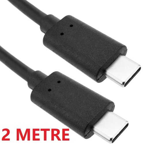 Type C To Type Erkek Erkek Data Şarj Kablosu 2 Metre 4736