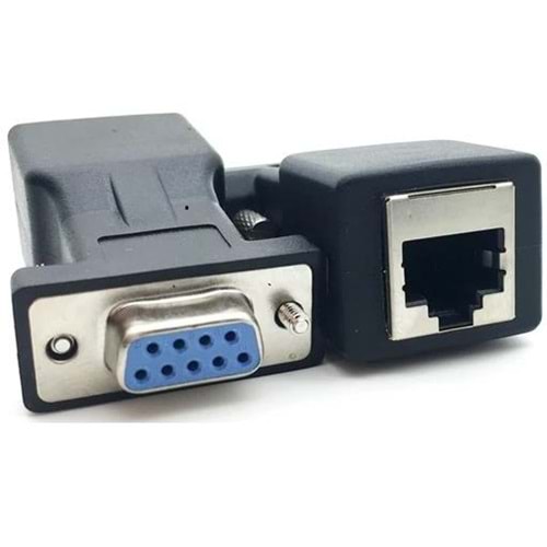 RS232 To RJ45 9 Pin Ethernet Adaptör Ekleme Ek Uzatıcı Extender Çevirici Dönüştürücü 30M 4349