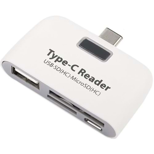 Type C Usb 3.1 Kart Okuyucu Micro Usb Sd Card Reader Çevirici 4941