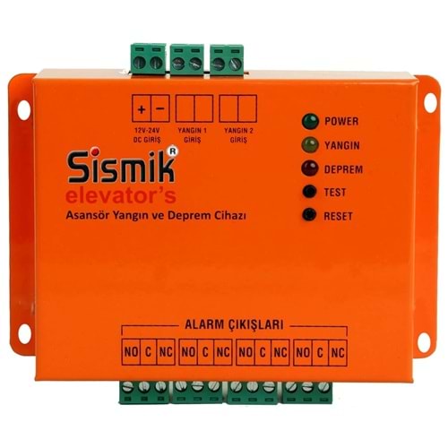 SİSMİK elevator's | Asansör-Yangın Deprem Cihazı