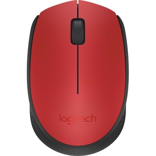 Logitech M171 USB Alıcılı Kablosuz Kompakt Mouse - Kırmızı