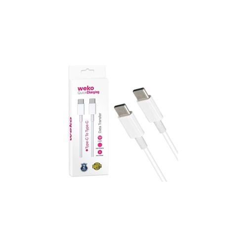 Weko WK-21444 Type-C To Type-C Telefon Şarj Kablosu