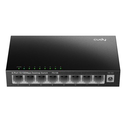 CUDY FS108 8-Port 10-100 Mbps Metal Switch