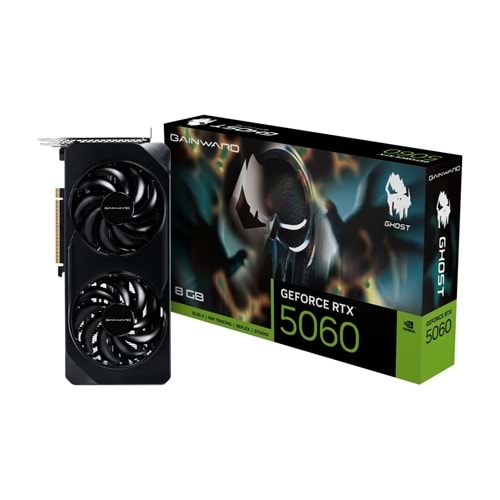 GAINWARD GeForce RTX5060 GHOST 8GB GDDR7 128Bit Gaming (Oyuncu) Ekran Kartı