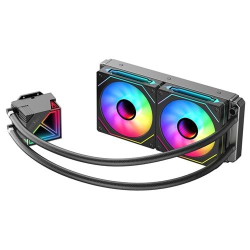 James Donkey Lugis JDC240 ARGB 240mm Sıvı İşlemci Soğutucu AM5 ve LGA1700 Uyumlu