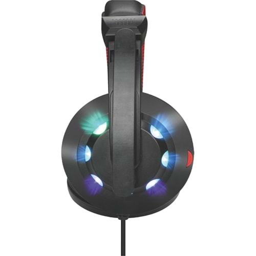 Valor Rogue 40MM Surround Sürücülü Ergonomik Kulaküstü Gaming Oyuncu Kulaklığı - Siyah