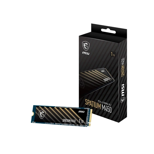 MSI Spatium M450 1TB V1 3400/2400MB/s PCIe Gen 4.0 NVMe M.2 SSD Disk