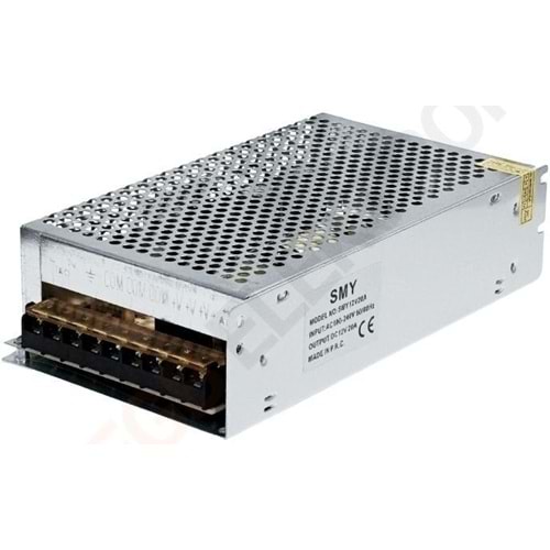 SMY 12V 30A Metal Kasa Adaptör Geniş Kasa Adaptör
