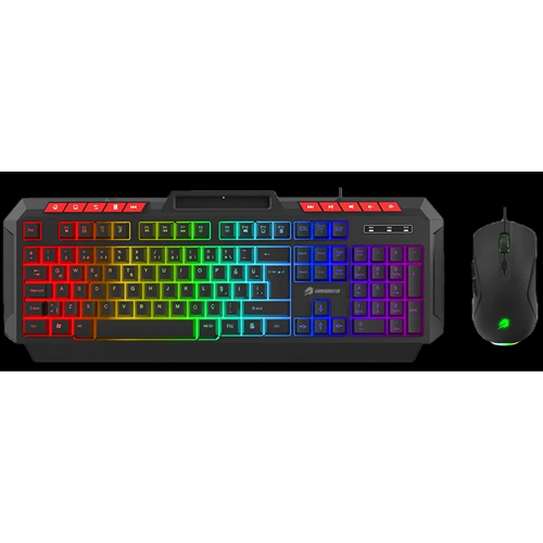 GameBooster KM-11B Knight Siyah Klavye Mouse Set