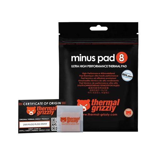 Thermal Grizzly TG-MP8-30-30-05-1R Minus Pad 8 30x30x0.5mm Termal Pad