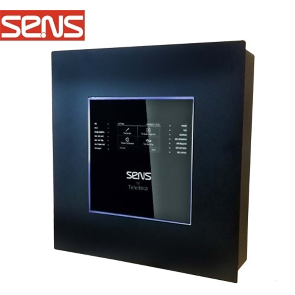 TELEDATA ONE Adresli Tip 1 Çevirim Yangın Alarm Santral Paneli ( Dokunmatik Ekran , 9 Çevirime Kadar Genişleme Özelliği )
