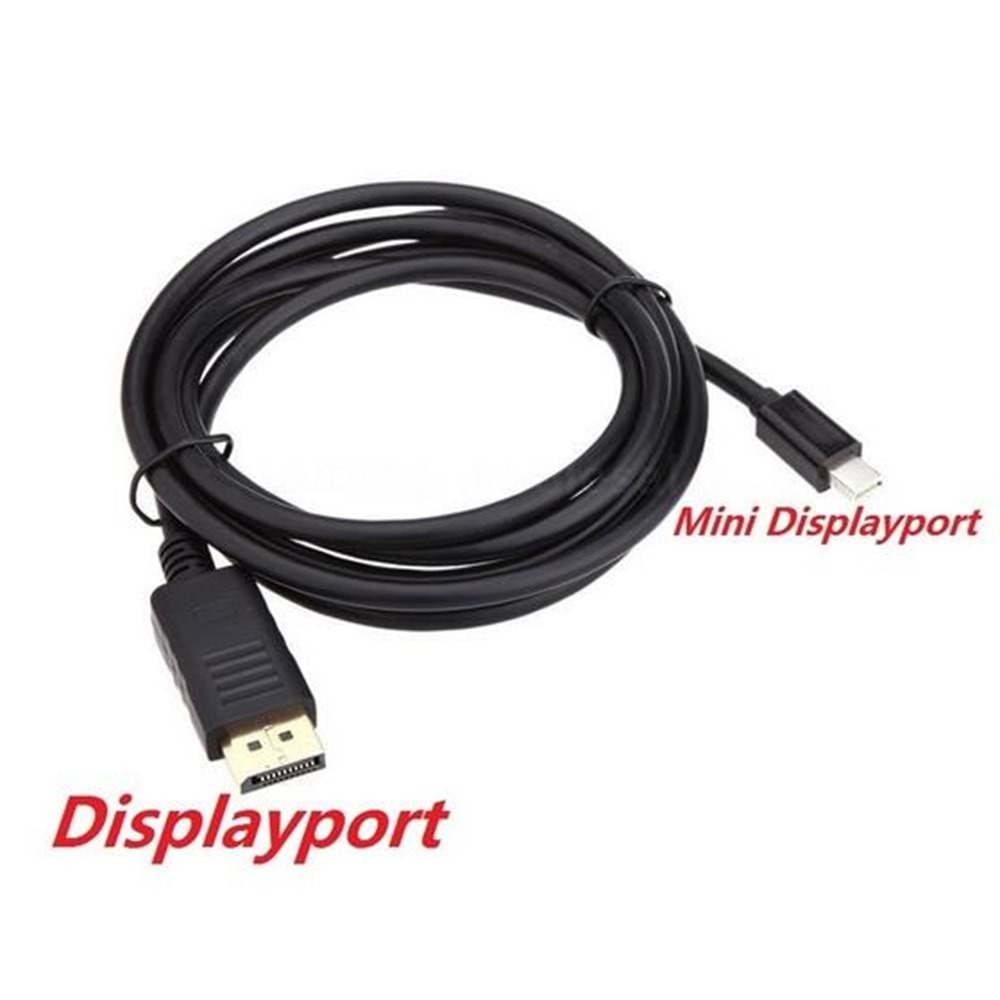 Mini Displayport To Displayport Çevirici Dönüştürücü Adaptör Kablosu 4315
