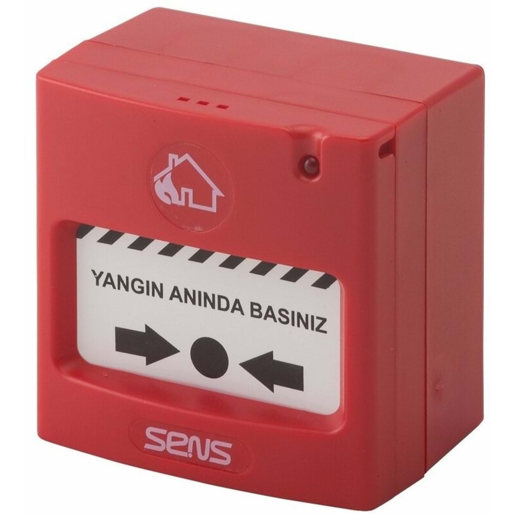 ADRESLENEBİLİR İZOLATÖRLÜ YANGIN İHBAR BUTONU (S6-ACP-300)