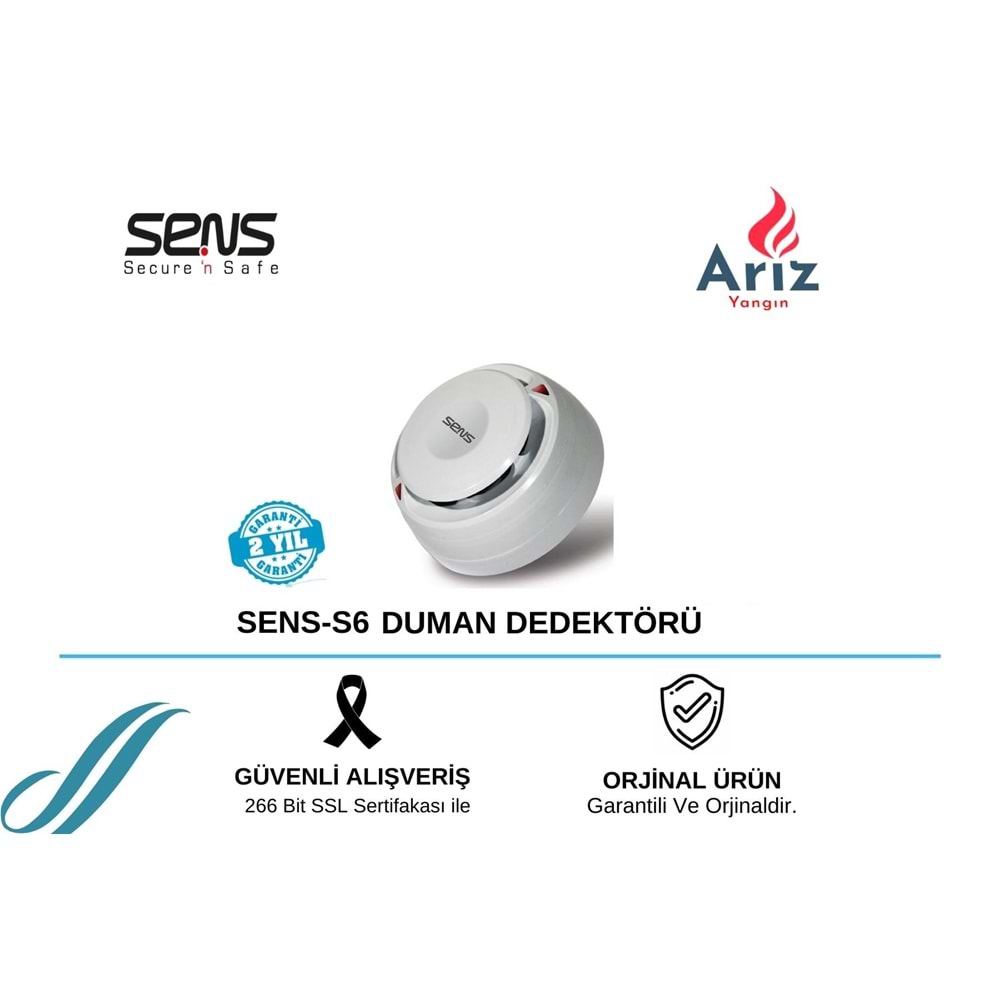 KOMBİNE OPTİK DUMAN+ISI DEDEKTÖRÜ (S6-CMD-101 )
