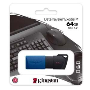 Kingston 64GB DTXM/64GB DataTraveler Exodia M USB 3.2 USB Bellek