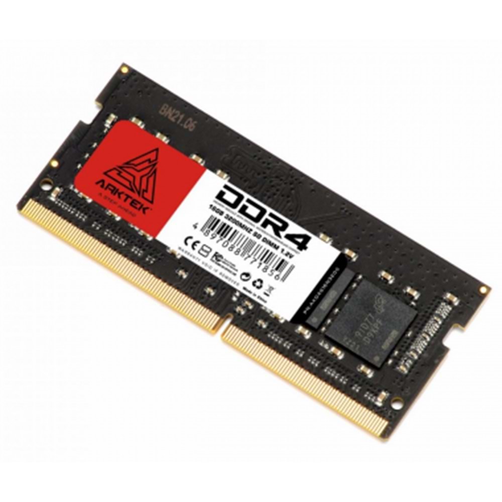 ARKTEK AKD4S16N3200, 16GB, DDR4, 3200Mhz, 1,2V, CL22, Notebook,SODIMM RAM